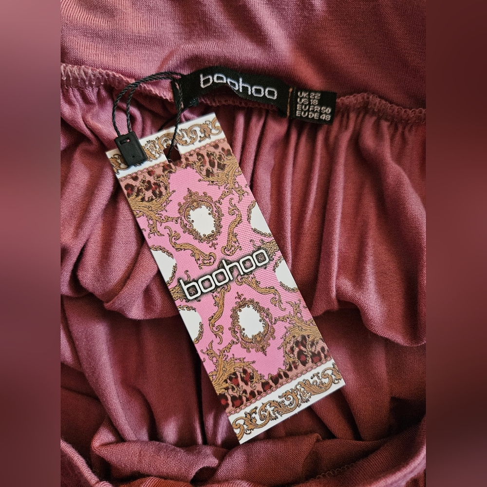Boohoo Plus Pink Maxi Skirt - Picture 6 of 8